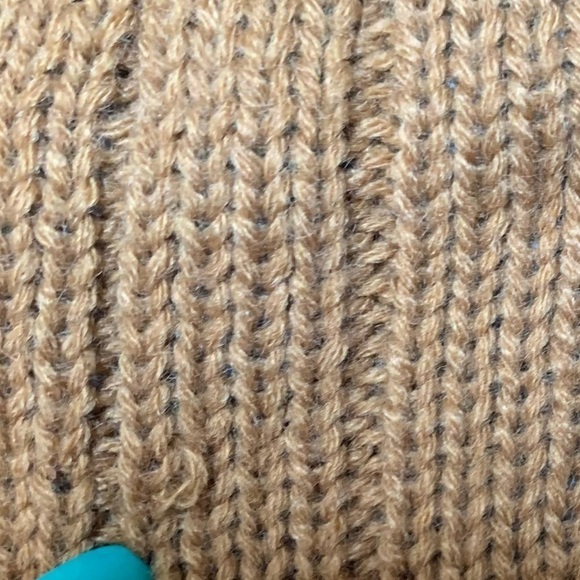 New with flaws open front layering piece cardigan gold sweater XL - Picture 3 of 14